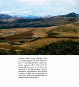 Paysage Zafimaniry à Madagascar